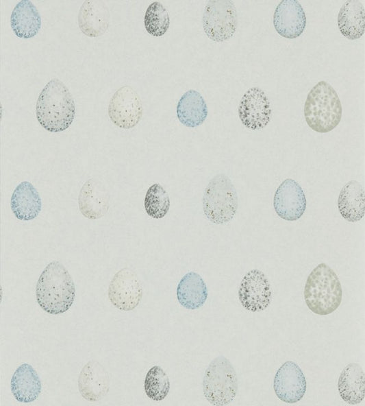 Nest Egg Wallpaper - Marine Aqua - DEBB216504 - Sanderson