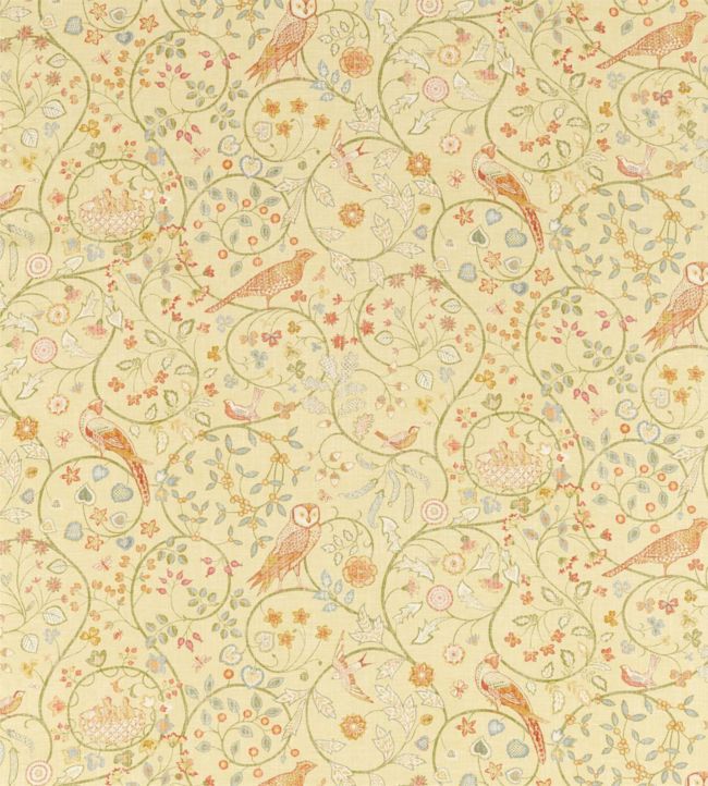 Newill Fabric - Lemon - 226587 - Morris & Co