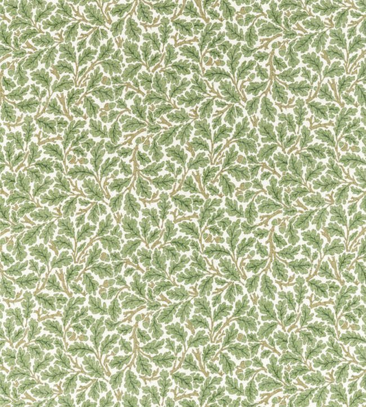 Oak Fabric - Forest/Cream - 226606 - Morris & Co