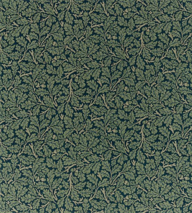 Oak Fabric - Teal/Slate - 226614 - Morris & Co