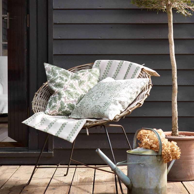 Oak Outdoor Fabric - Sage Green - 227121 - Morris & Co