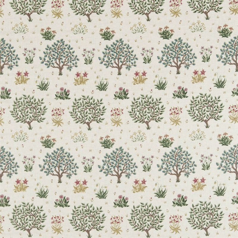 Orchard Fabric - Bayleaf/Rose - DMCR226452 - Morris & Co
