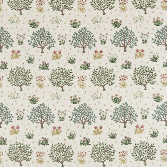 Orchard Fabric - Bayleaf/Rose - DMCR226452 - Morris & Co
