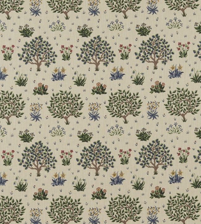 Orchard Fabric - Forest/Indigo - 220306 - Morris & Co