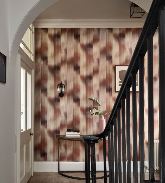 Oscillation Wallpaper - Rosewood/Fig - HM7W112753 - Harlequin