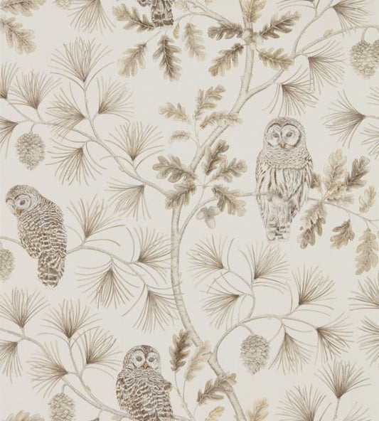Owlswick Wallpaper - Linen - DYSI216598 - Sanderson