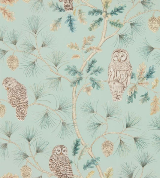 Owlswick Wallpaper - Whitstable Blue - DYSI216596 - Sanderson