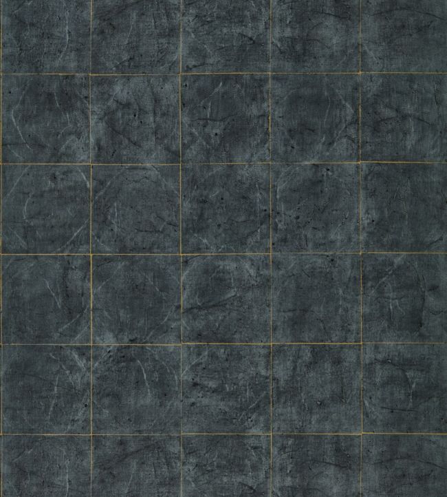 Piastrella Wallpaper - Vine Black - ZFOW312949 - Zoffany