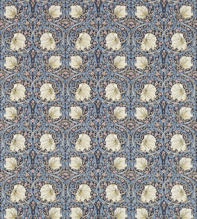 Pimpernel Fabric - Indigo/Hemp - 224494 - Morris & Co