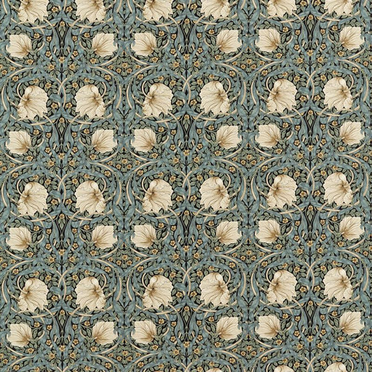 Pimpernel Fabric - Ink/Sage - 227230 - Morris & Co