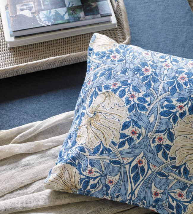 Pimpernel Fabric - Woad - 226901 - Morris & Co