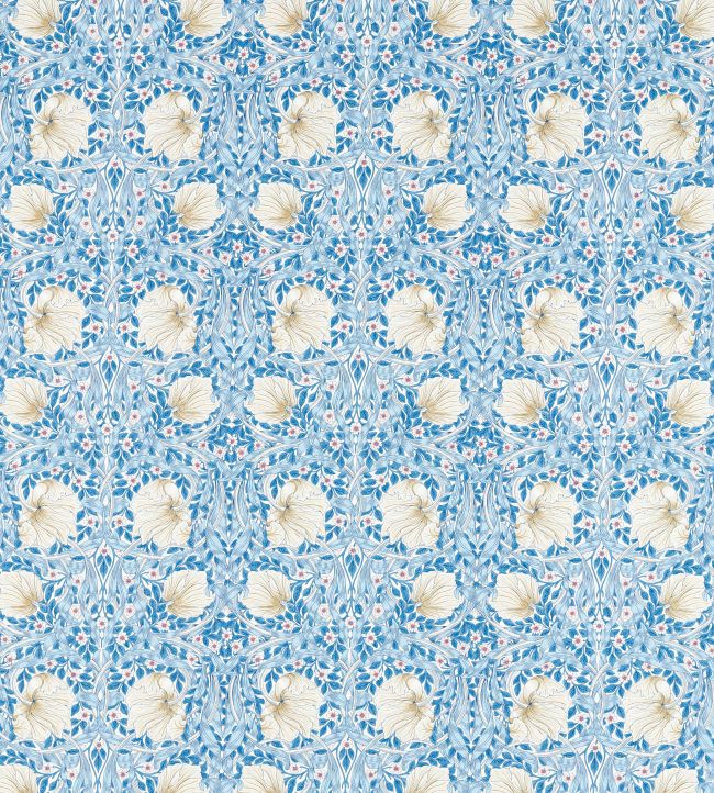 Pimpernel Fabric - Woad - 226901 - Morris & Co