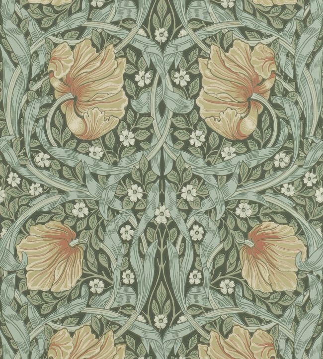 Pimpernel Wallpaper - Bayleaf/Manilla - 210388 - Morris & Co