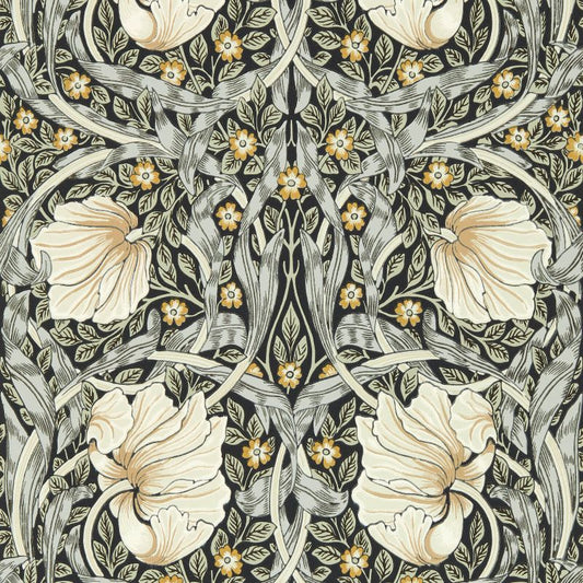 Pimpernel Wallpaper - Ink/Sage - 217362 - Morris & Co
