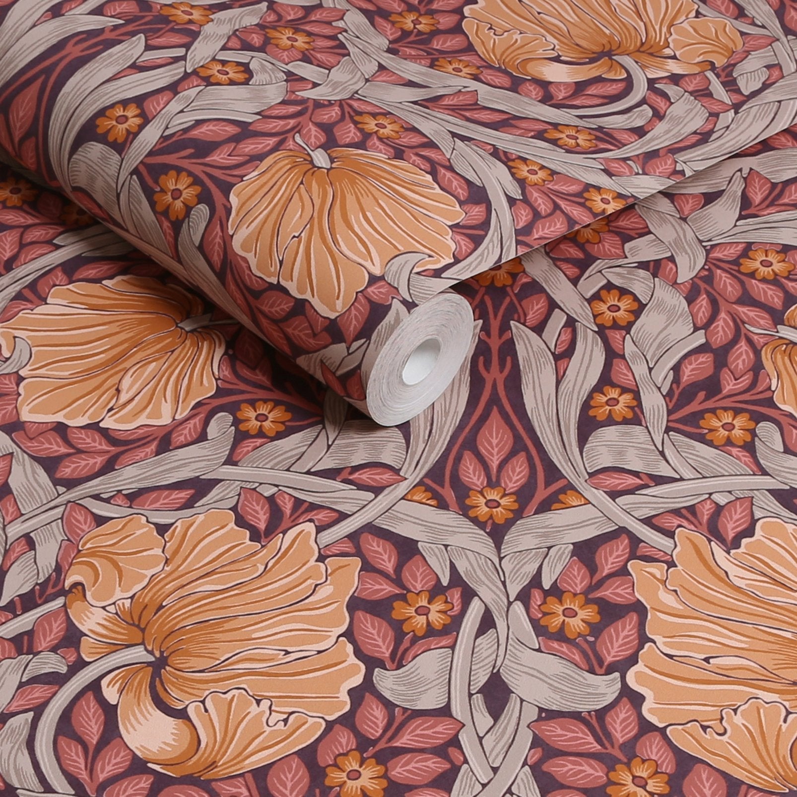 Pimpernel Wallpaper - Plum - 124239 - William Morris AH