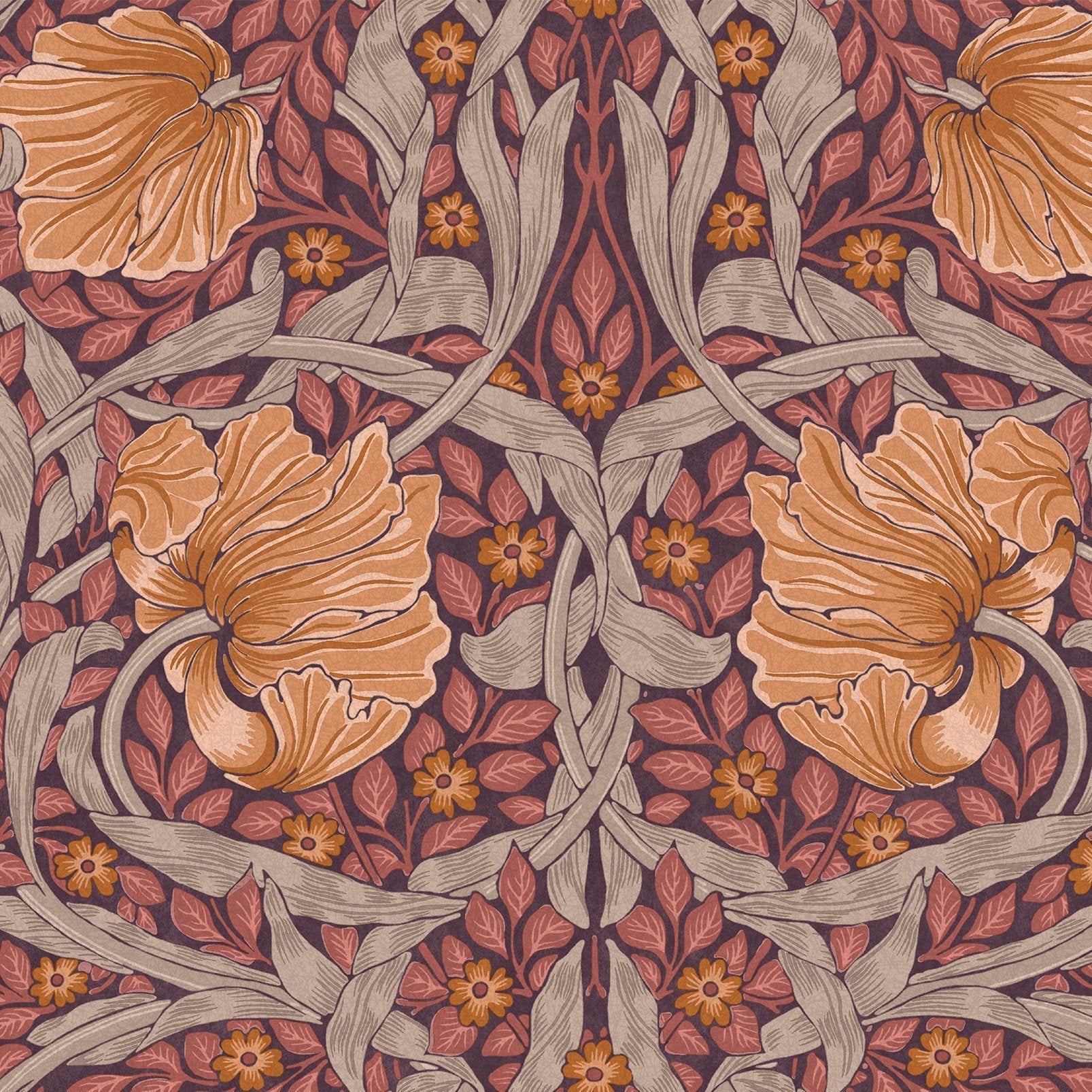 Pimpernel Wallpaper - Plum - 124239 - William Morris AH