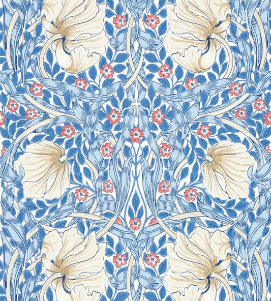 Pimpernel Wallpaper - Woad - 217062 - Morris & Co