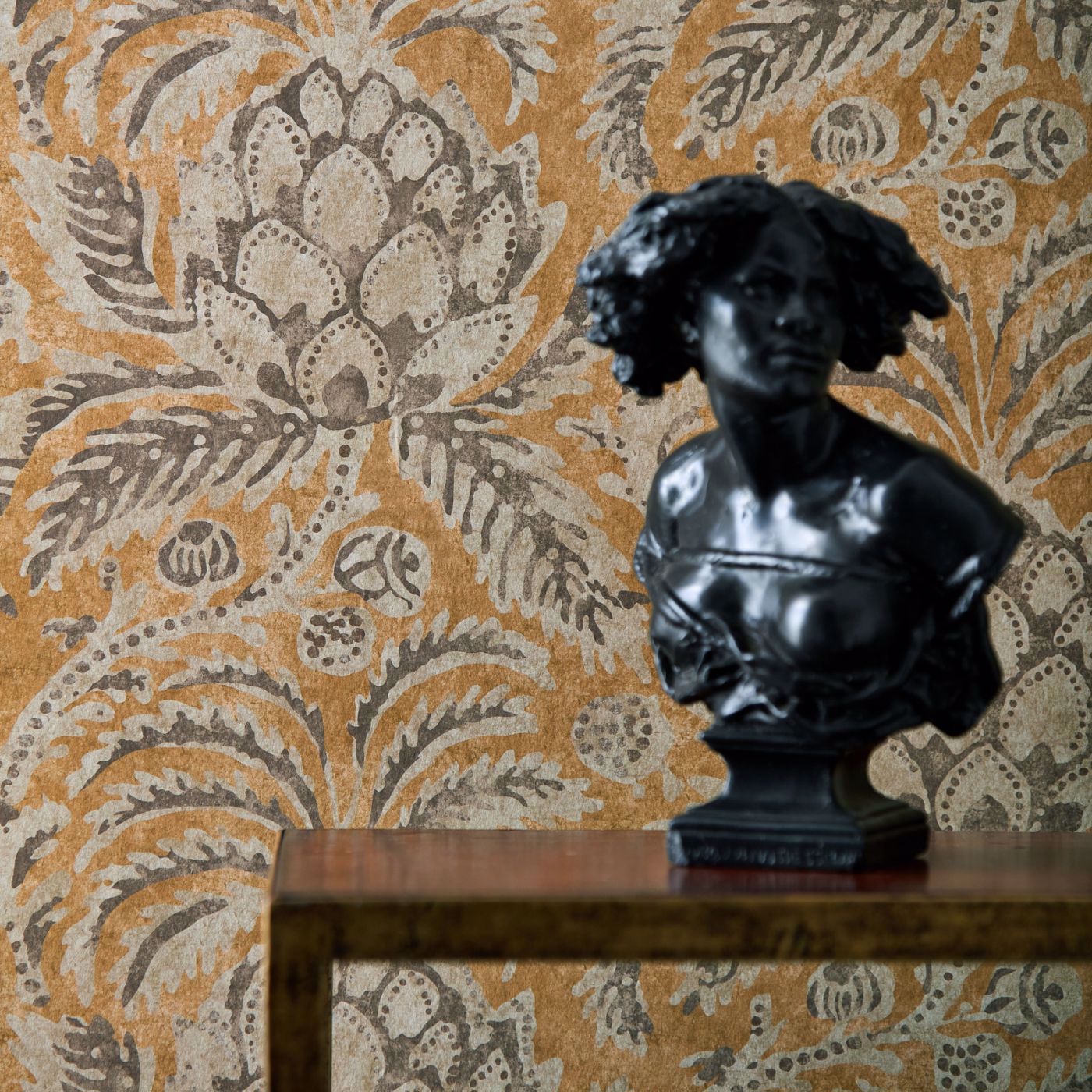 Pina de Indes Wallpaper - Tiger's Eye - ZATW313044 - Zoffany