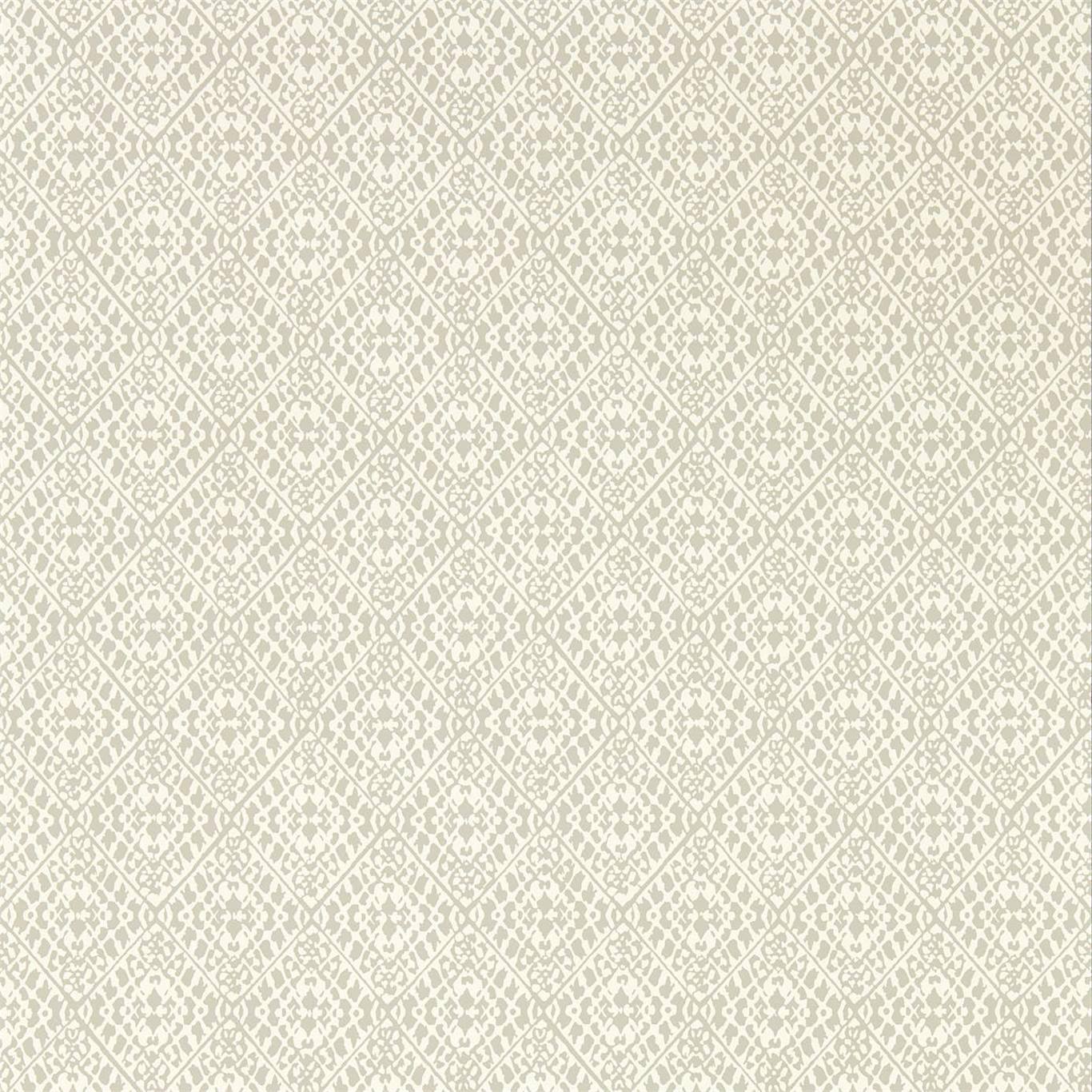 Pinjara Trellis Wallpaper - Dove - DLMW216908 - Sanderson