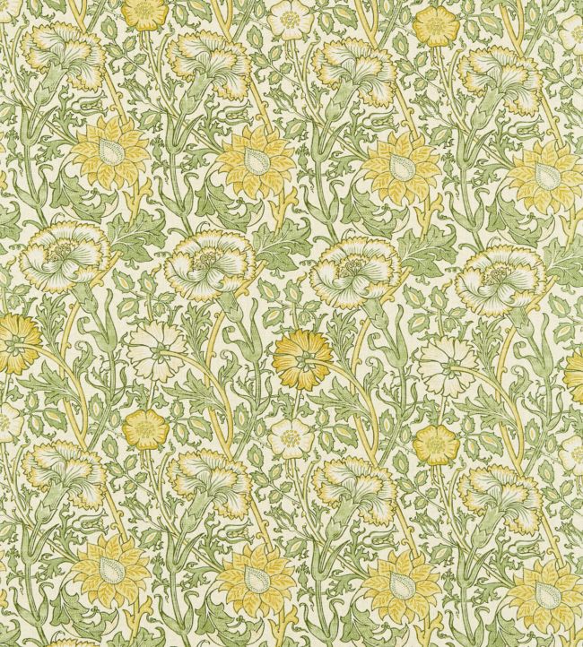 Pink & Rose Fabric - Cowslip/Fennel - 222530 - Morris & Co
