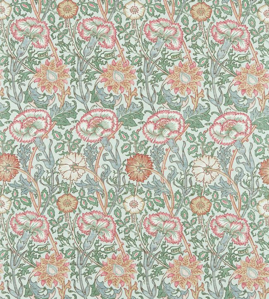 Pink & Rose Fabric - Eggshell/Rose - 222532 - Morris & Co