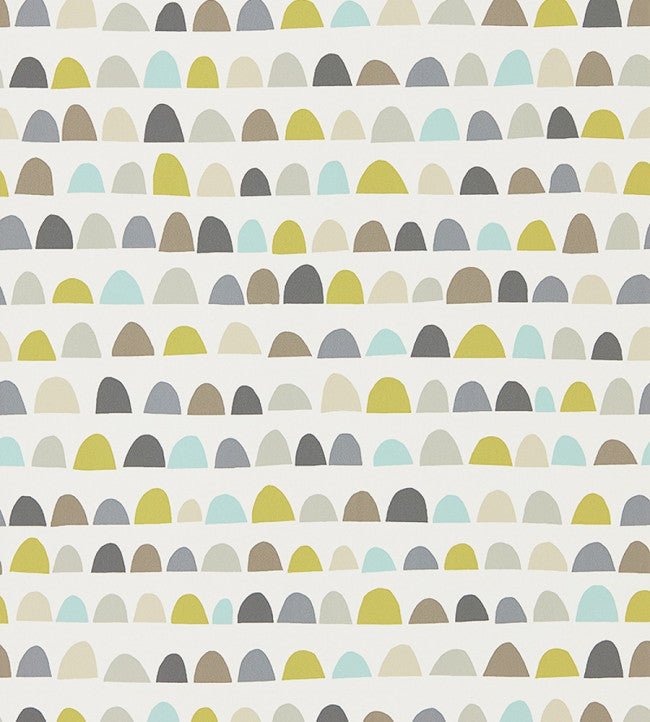 Priya Wallpaper - Mist / Pear / Pewter - NLOH111296 - Scion