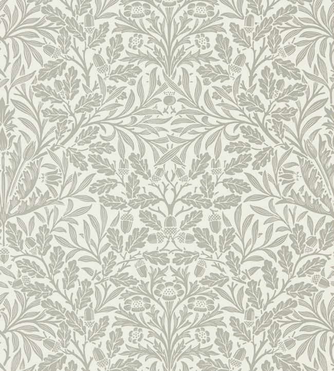 Pure Acorn Wallpaper - Ecru/Pewter - 216042 - Morris & Co