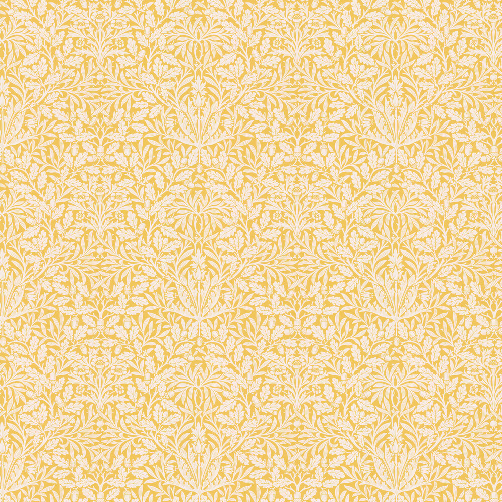 Pure Acorn Wallpaper - Lemon - 217404 - Morris Wallpaper WD