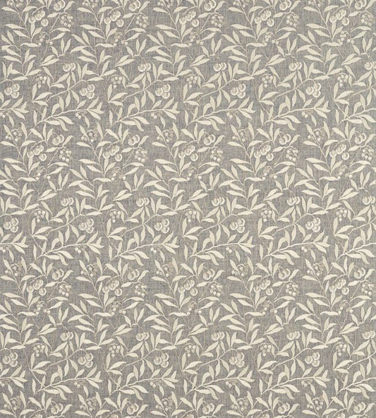 Pure Arbutus Embroidery Fabric - Inky Grey - 236618 - Morris & Co
