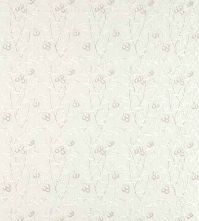Pure Arbutus Embroidery Fabric - White Clover - 236620 - Morris & Co