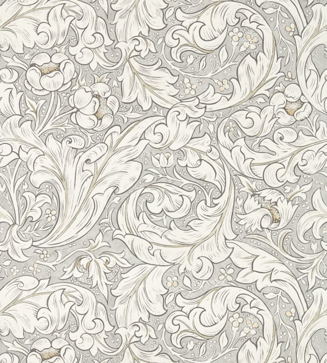 Pure Bachelors Button Wallpaper - Stone/Linen - 216050 - Morris & Co
