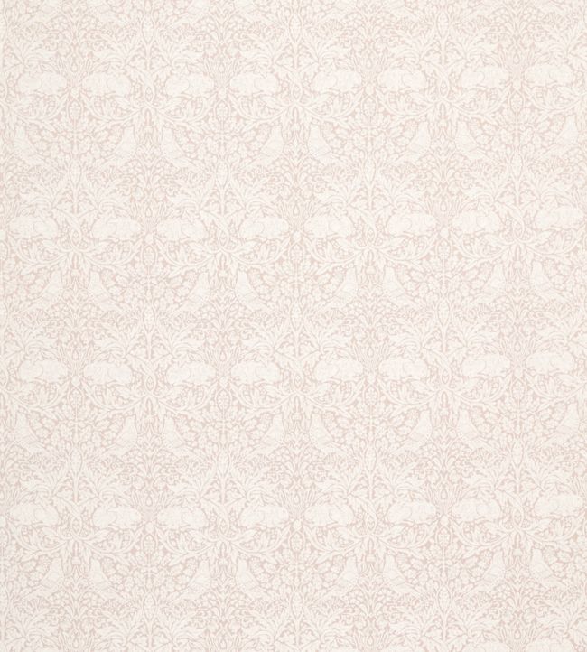 Pure Brer Rabbit Weave Fabric - Faded Sea Pink - 236628 - Morris & Co