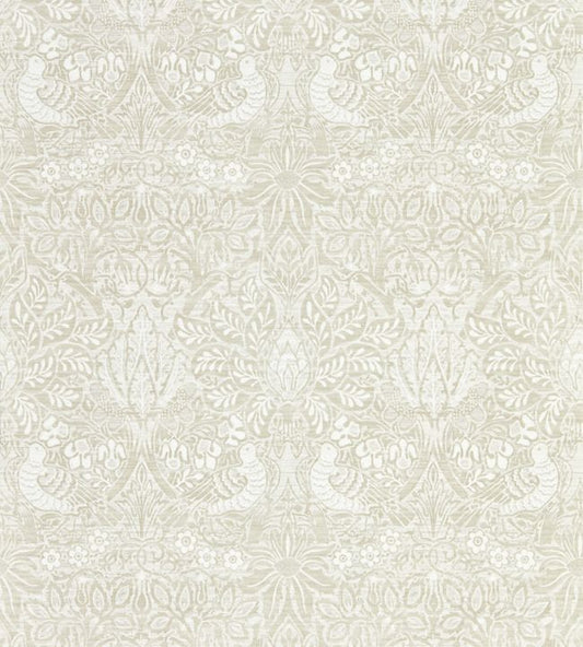 Pure Dove & Rose Wallpaper - White Clover - 216521 - Morris & Co