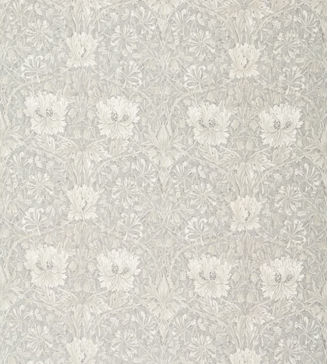 Pure Honeysuckle & Tulip Fabric - Light Grey Blue - 226481 - Morris & Co