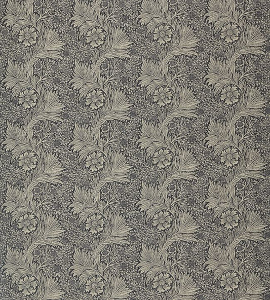 Pure Marigold Fabric - Black Ink - 226484 - Morris & Co