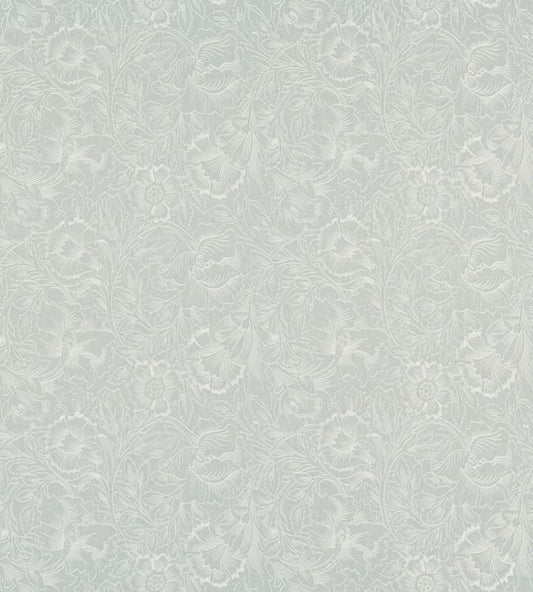 Pure Poppy Embroidery Fabric - Wild Mint - 236078 - Morris & Co