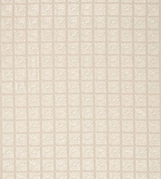 Pure Scroll Embroidery Fabric - Flax - 236613 - Morris & Co
