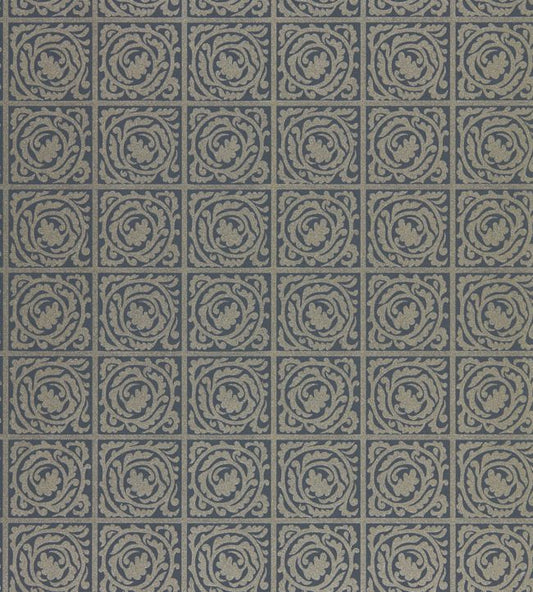 Pure Scroll Wallpaper - Ink - 216547 - Morris & Co