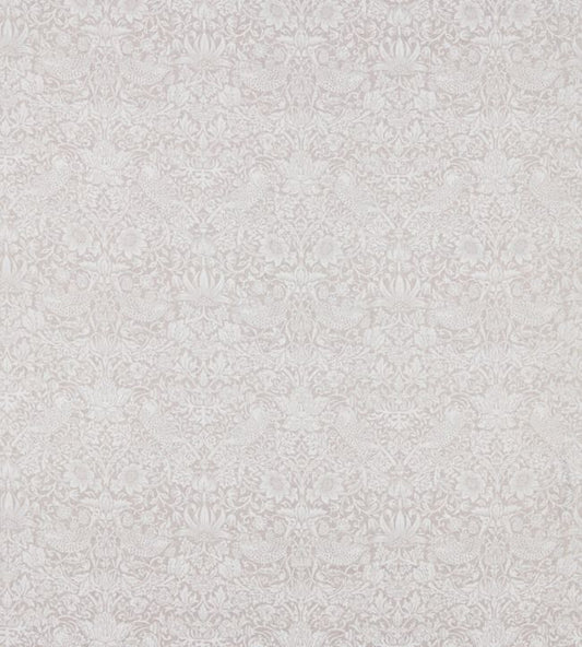 Pure Strawberry Thief Fabric - Dove - 226060 - Morris & Co