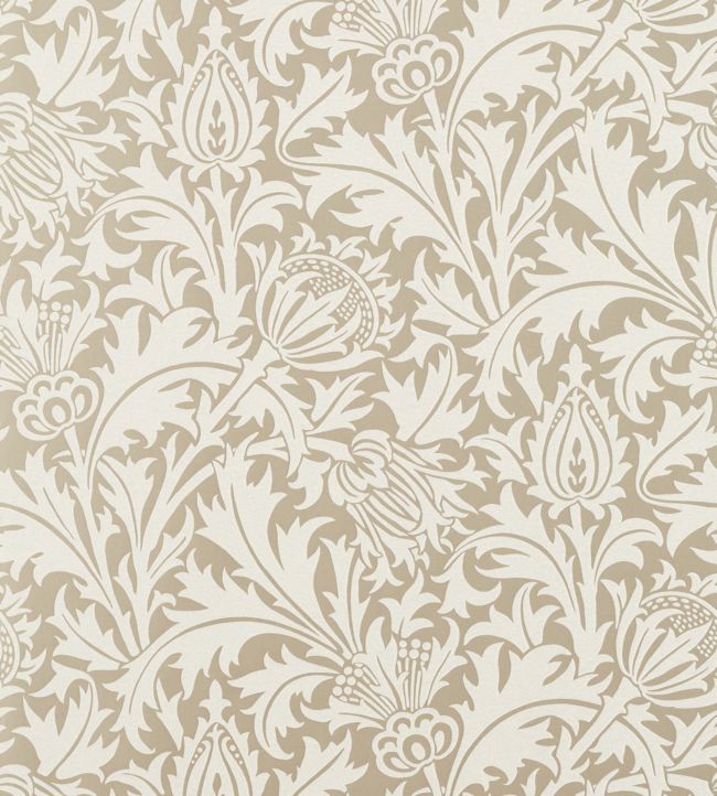 Pure Thistle Wallpaper - Gilver - 216548 - Morris & Co