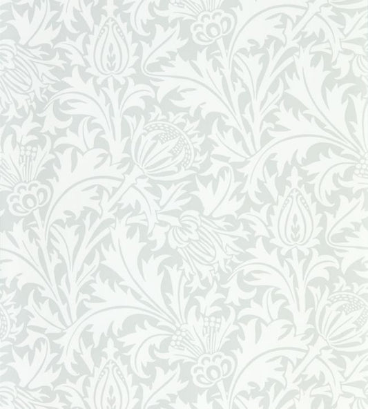 Pure Thistle Wallpaper - Grey Blue - 216550 - Morris & Co