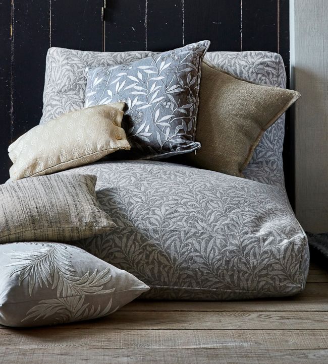 Pure Willow Boughs Weave Fabric - Flax - 236642 - Morris & Co