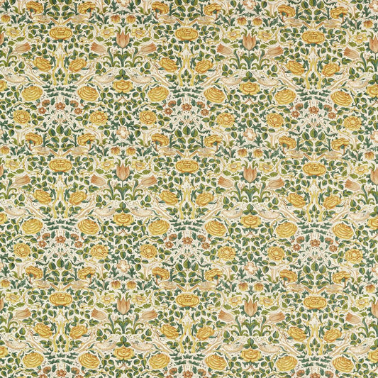 Rose Fabric - Weld/Leaf Green - 227022 - Morris & Co