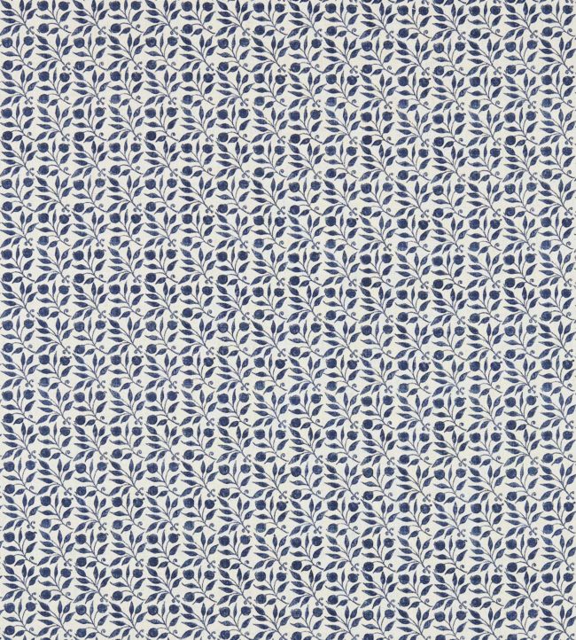 Rosehip Fabric - Indigo - 224486 - Morris & Co