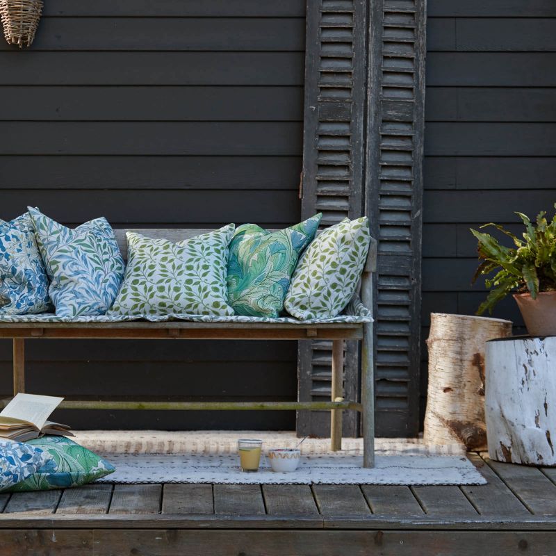 Rosehip Outdoor Fabric - Nettle - 227107 - Morris & Co