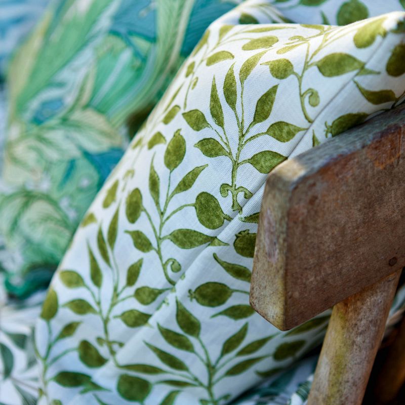 Rosehip Outdoor Fabric - Nettle - 227107 - Morris & Co