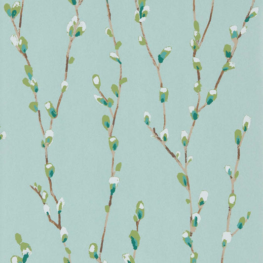 Salice Wallpaper - Mint/Emerald - HSTO111469 - Harlequin