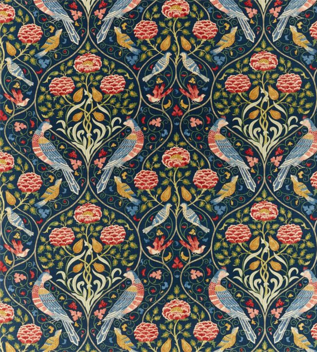 Seasons By May Fabric - Indigo - 226591 - Morris & Co