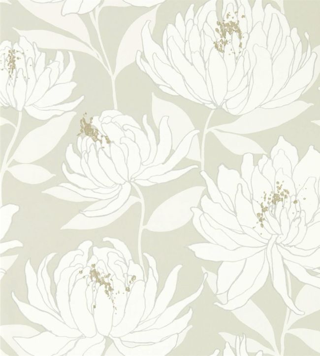 Sebal Wallpaper - Earth/Silver - HSAW112129 - Harlequin