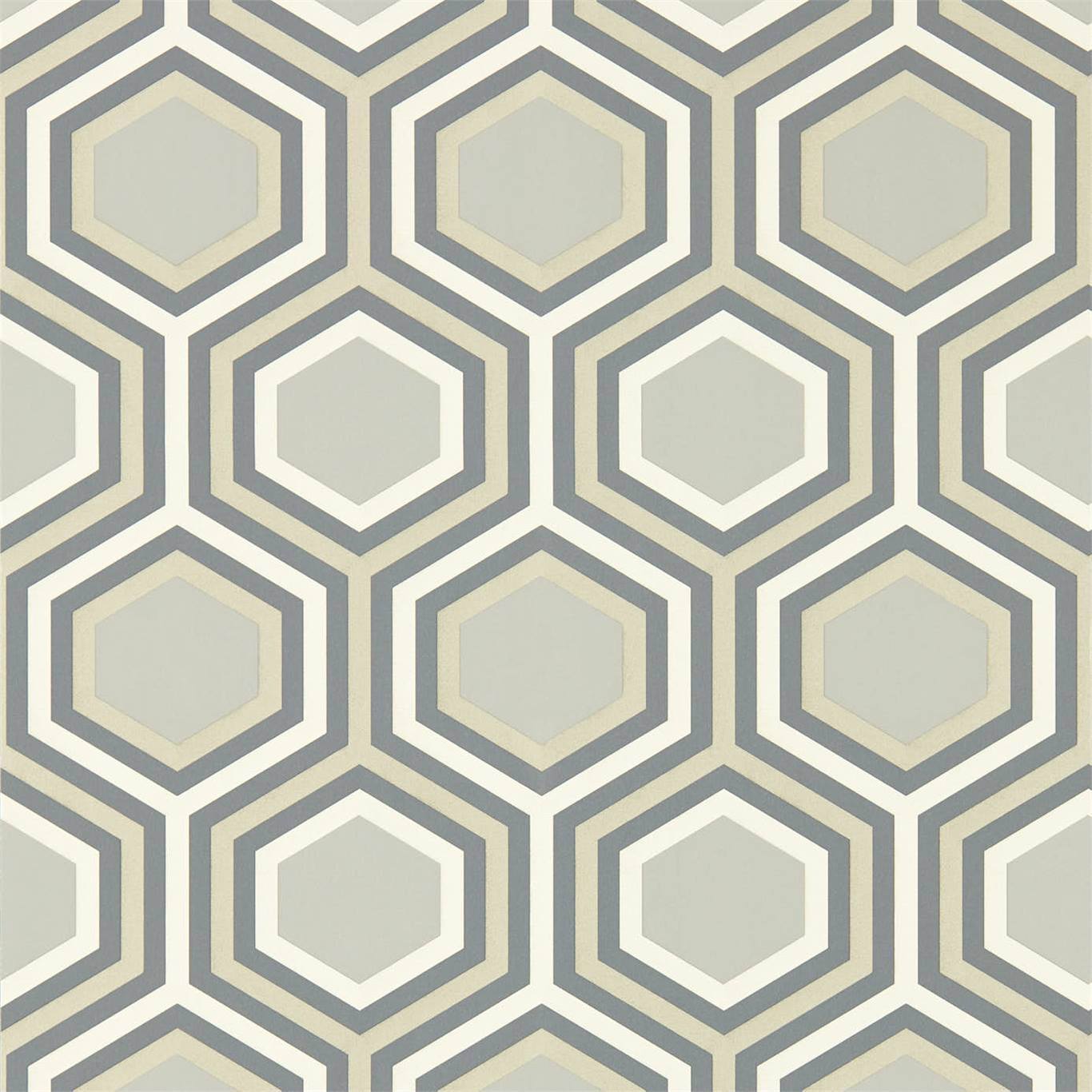 Selo Wallpaper - Slate/Platinum - HSAW112148 - Harlequin